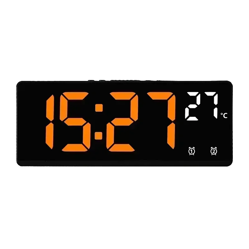 Voice-Control Digital Alarm Clock with Temperature, Dual Alarm and Snooze