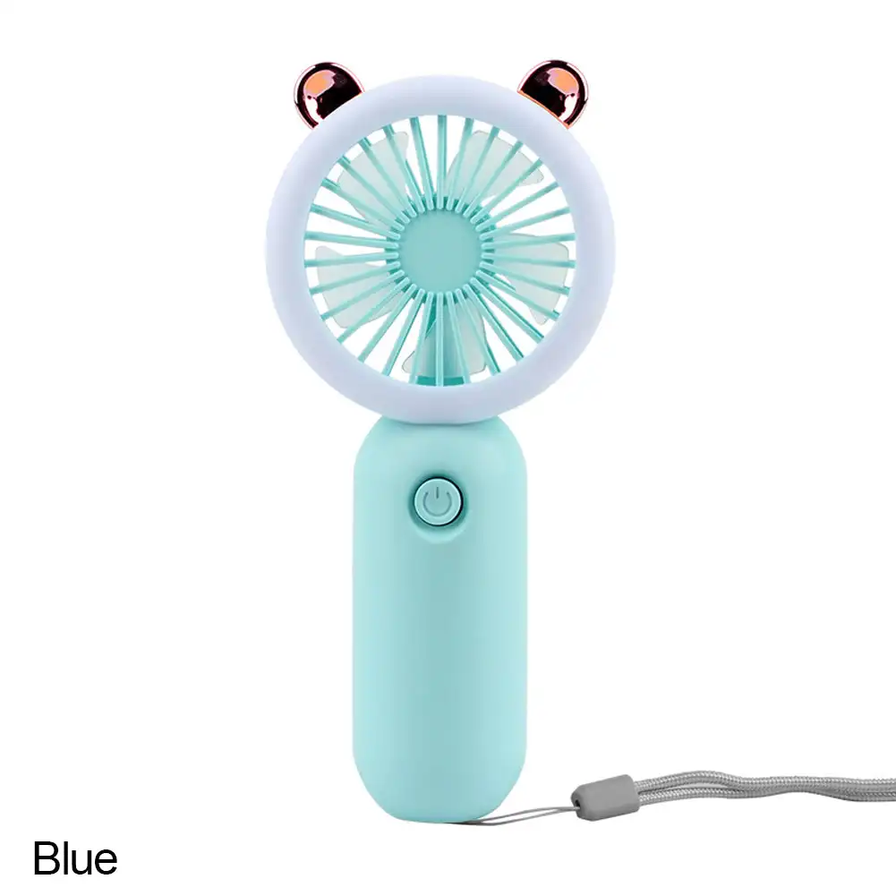 USB Rechargeable Foldable Handheld/Neck Fan, 3 Speeds
