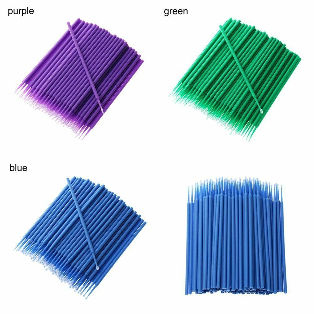 Car Paint Touch-Up and Cleaning Applicator Brushes — 100 Pack