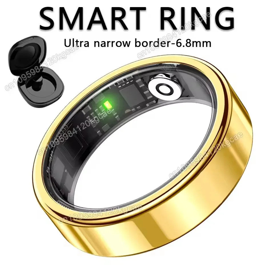 ZBS Waterproof Smart Ring with Sleep, Heart Rate and Fitness Tracking