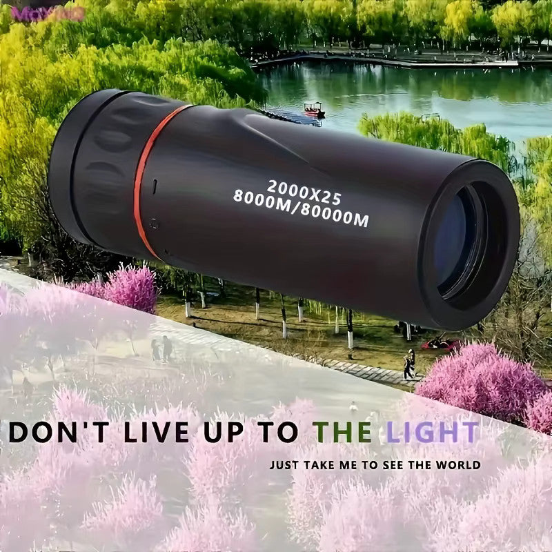 HD Compact Monocular Telescope for Travel, Camping and Birdwatching