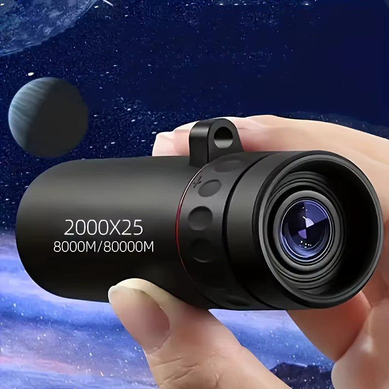 HD Compact Monocular Telescope for Travel, Camping and Birdwatching