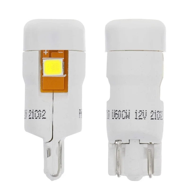 Philips Ultinon W5W T10 Bright White LED Bulbs 12V 6000K 12961ULWX2 — Twin Pack