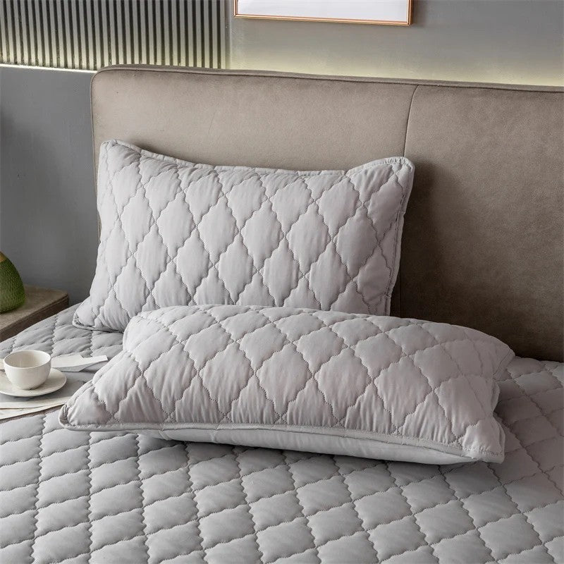 Arlinens Northern-Style Waterproof Anti-Stain Machine-Washable Pillowcases — 2/4 Pack