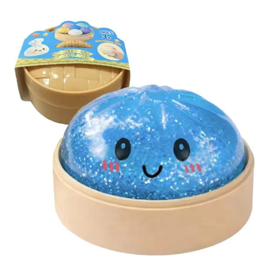 Mini Glitter Bao Bun Squishy Toy Mystery Blind Box for Stress Relief