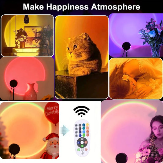 Sunset Rainbow Projector Light for Photo Backgrounds