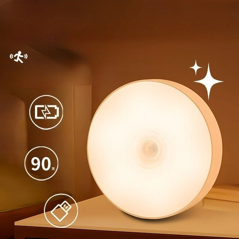 Wireless USB Rechargeable Motion Sensor LED Night Light, Magnetic