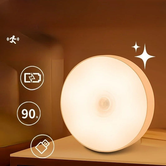 Wireless USB Rechargeable Motion Sensor LED Night Light, Magnetic