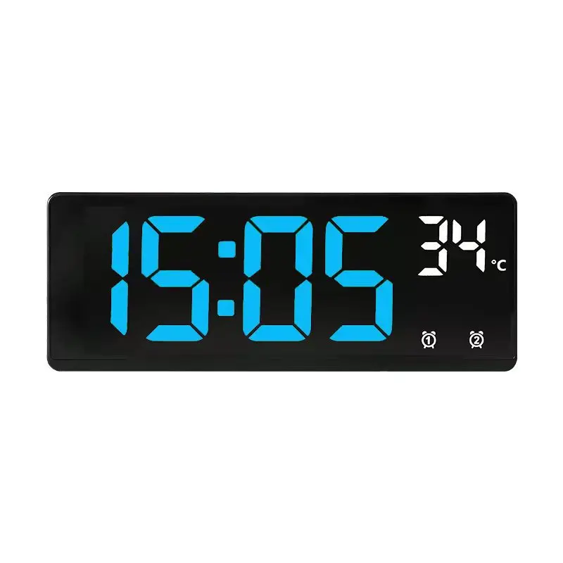 Voice-Control Digital Alarm Clock with Temperature, Dual Alarm and Snooze