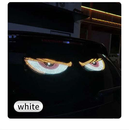 USB Dynamic Devil Eyes LED Matrix Screen for Car Windscreen