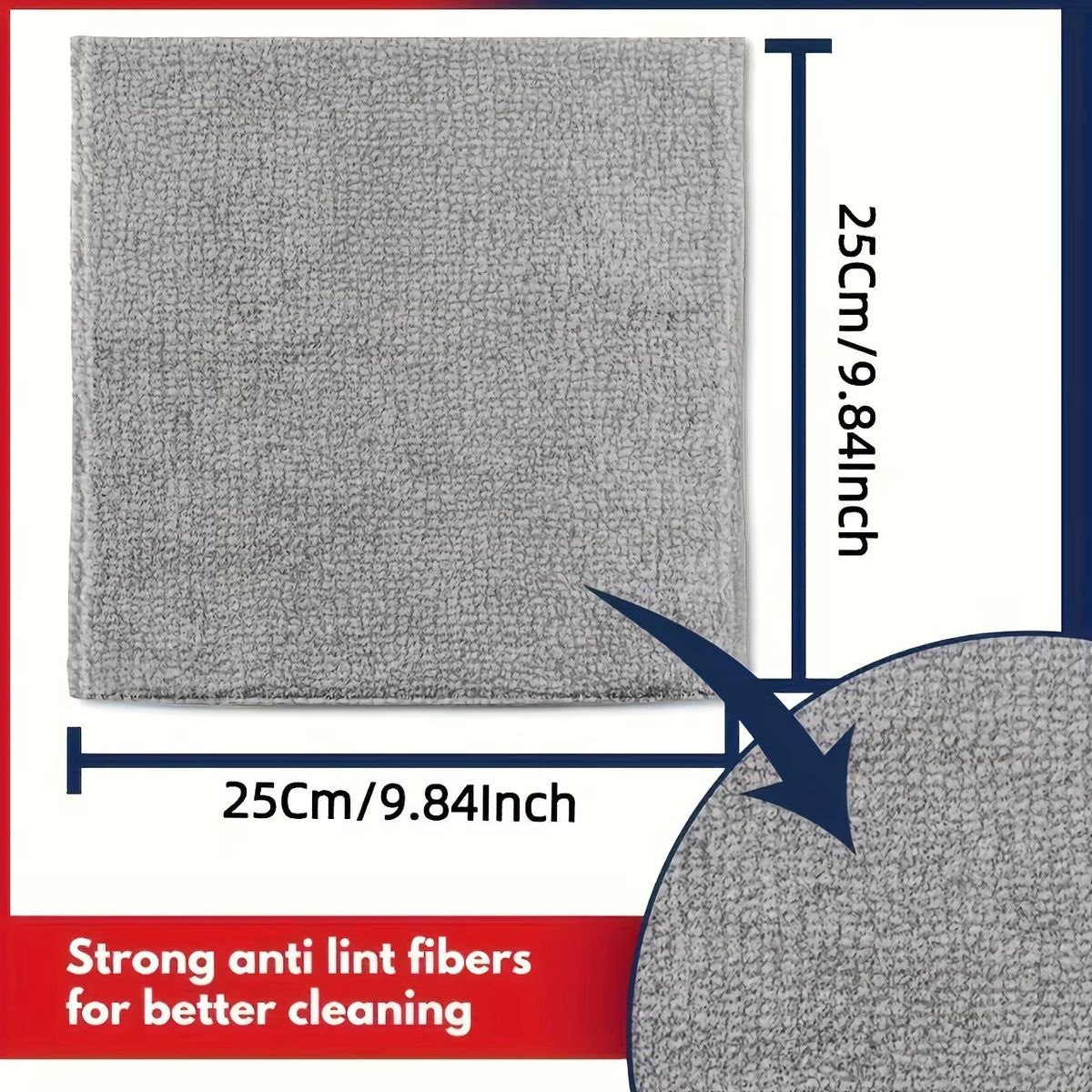 Lint-Free Absorbent Reusable Microfibre Cleaning Cloths for Car and Home