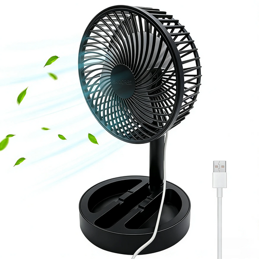 ZBS USB Plug-In Foldable Household Desktop Cooling Fan