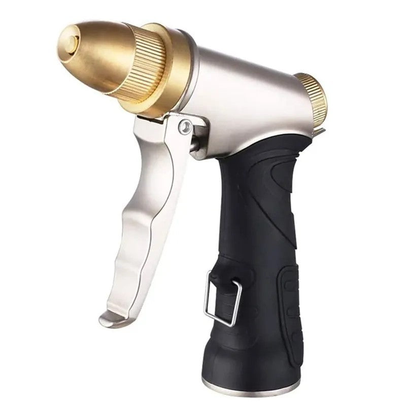 Heavy-Duty Metal Garden Hose Spray Gun with High Pressure