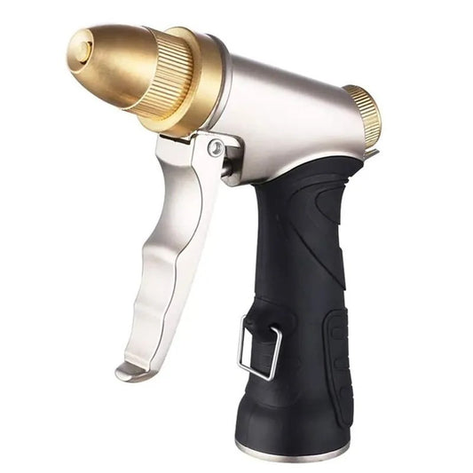 Heavy-Duty Metal Garden Hose Spray Gun with High Pressure