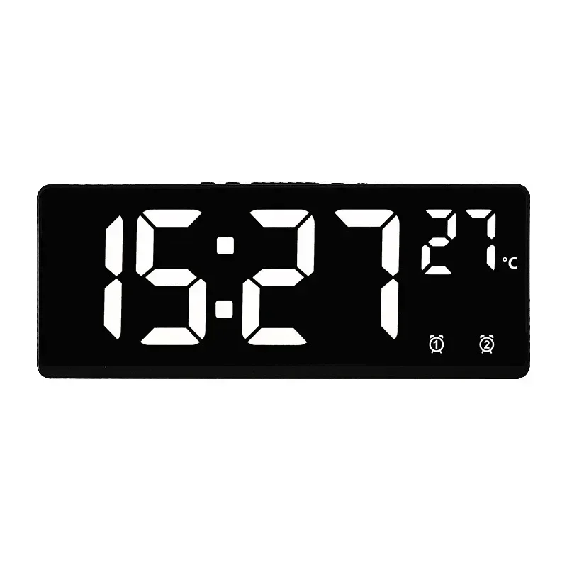 Voice-Control Digital Alarm Clock with Temperature, Dual Alarm and Snooze