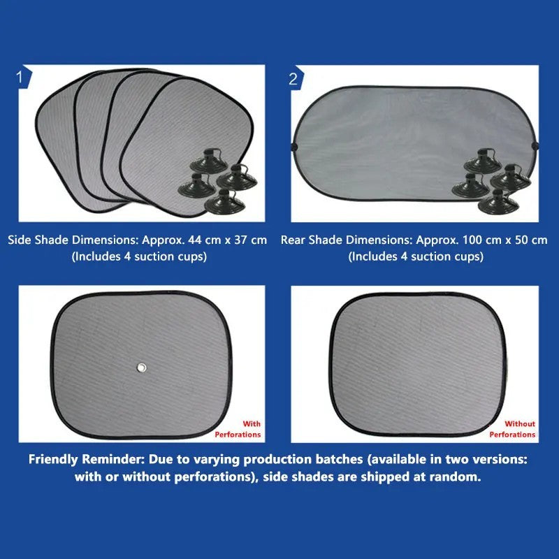 Goodyear Universal Folding Foil Front/Rear Windscreen Sun Shade