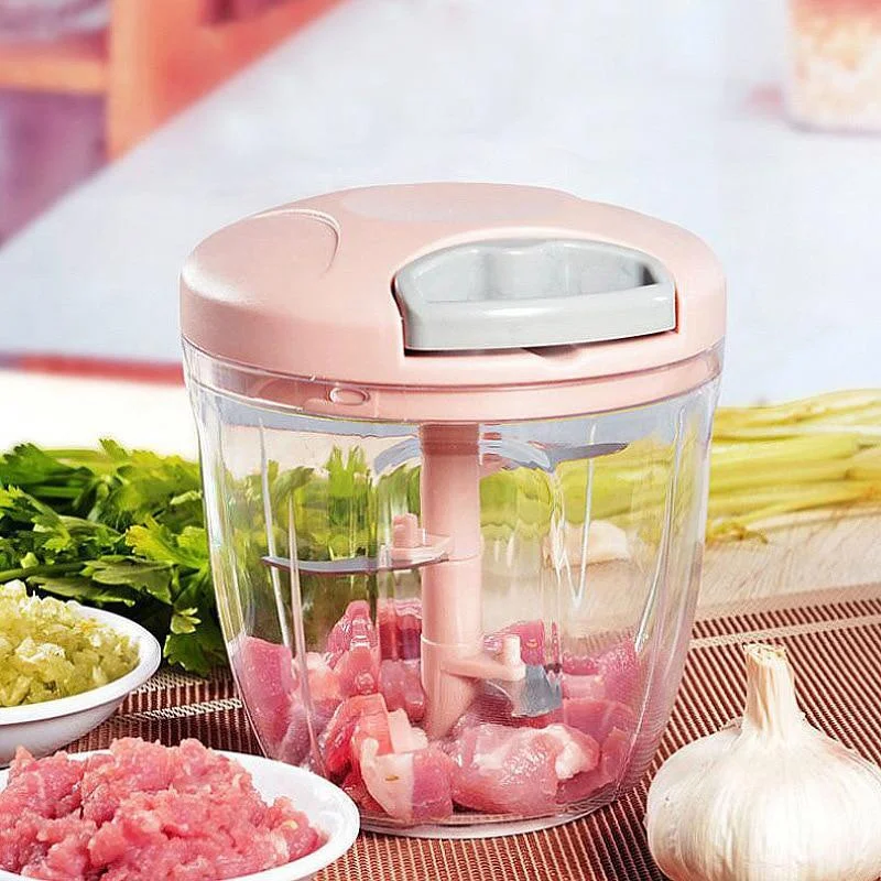 Manual Rotary Garlic and Vegetable Chopper 500/900ml