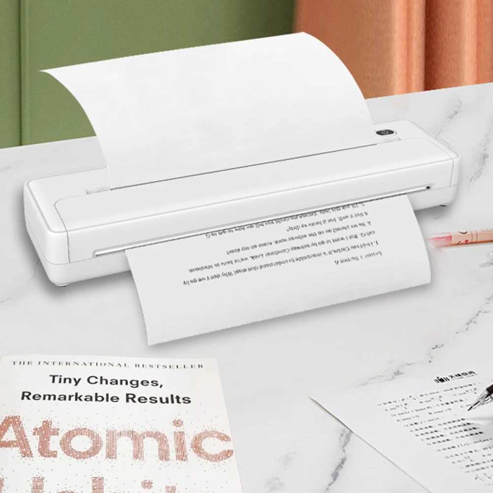 Apwikoger A4 Continuous Folding Thermal Paper, Auto Recognition — 100/200 Sheets