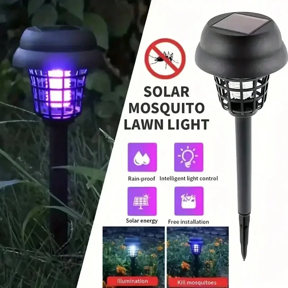 Solar LED Mosquito Killer and Bug Zapper Lights — 2/10 Pack