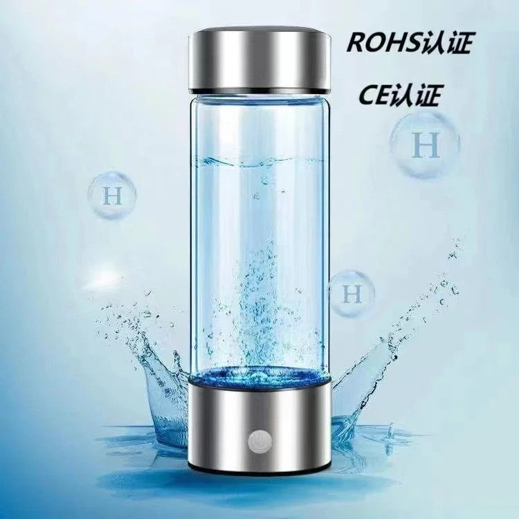 Portable 450ml Hydrogen-Rich Water Generator Bottle