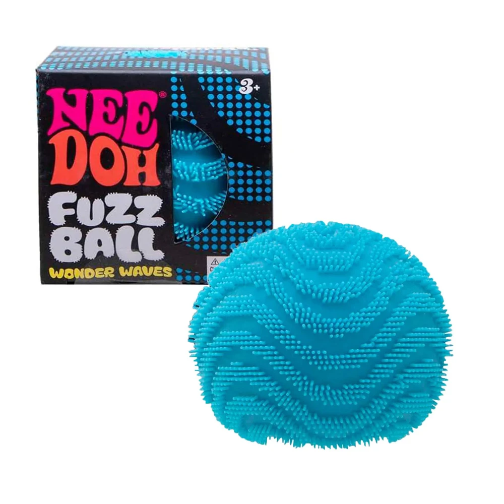 Schylling NeeDoh Fuzz Ball Velvet Sensory Squishy Toy