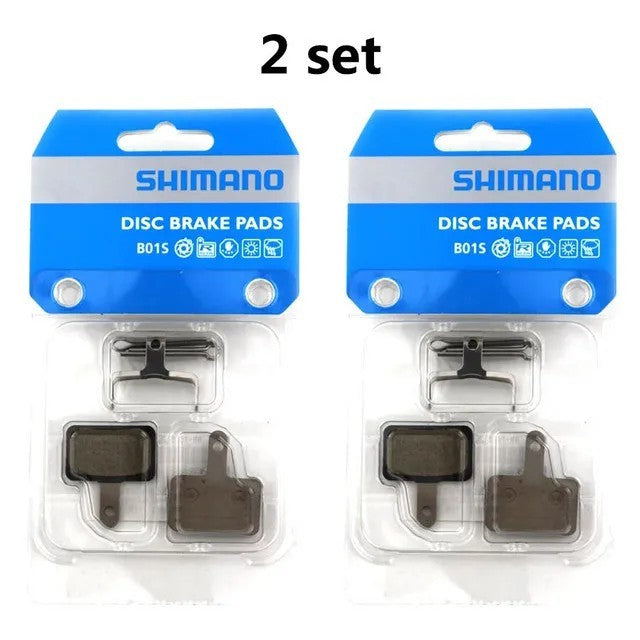 Shimano B01S Resin Disc Brake Pads for M315/MT200/B05S/M395/Acera/Alivio — 2 Pairs