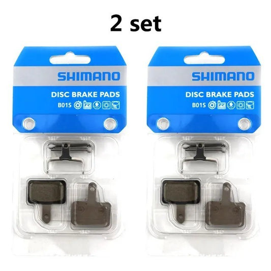 Shimano B01S Resin Disc Brake Pads for M315/MT200/B05S/M395/Acera/Alivio — 2 Pairs