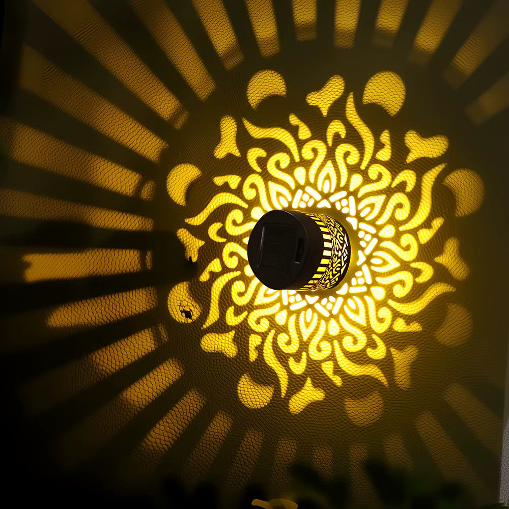 IP65 Solar LED Wall Light with Warm Light for Garden, Patio and Steps