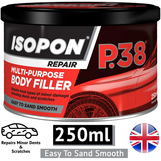 U-Pol Davids Isopon P38 Easy-Sand Car Body Filler 250ml