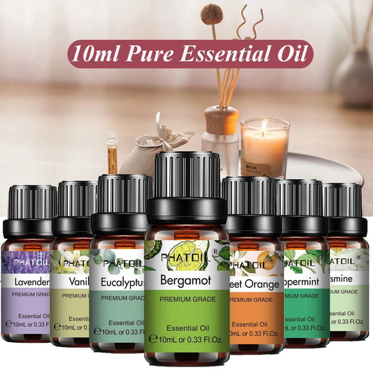 Pure Natural Essential Oil 10ml for Home Fragrance Diffusers