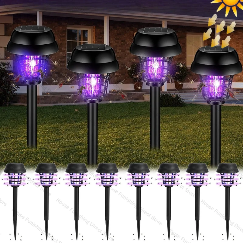 Solar LED Mosquito Killer and Bug Zapper Lights — 2/10 Pack