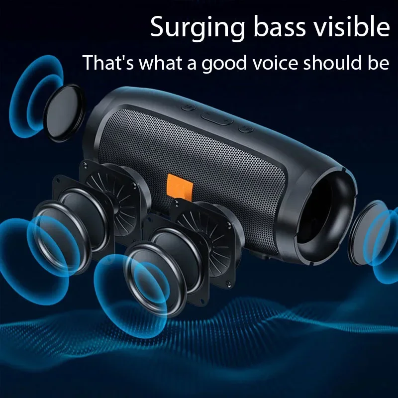 G-Tek/Chuban Portable High-Bass Bluetooth Speaker with USB, FM and AUX