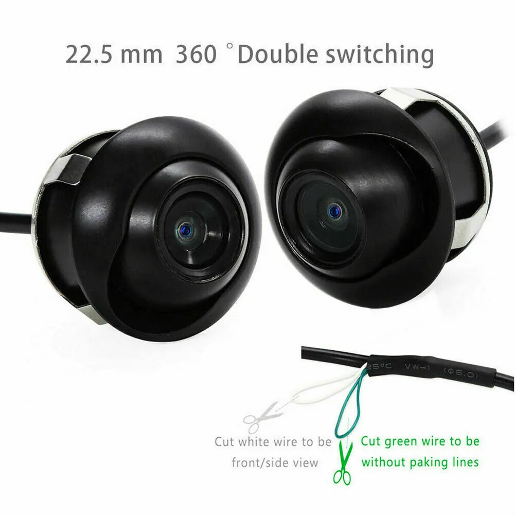 Vehilcine Waterproof Rotating HD Reversing Camera with Night Vision