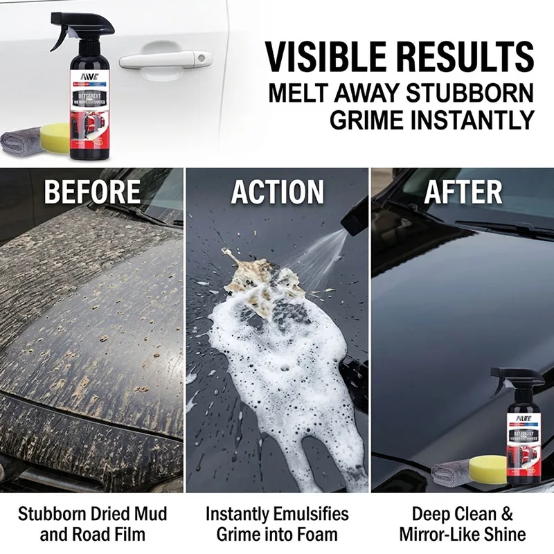 Aivc Car Paint Cleaner Spray for Insect and Sticky Stains