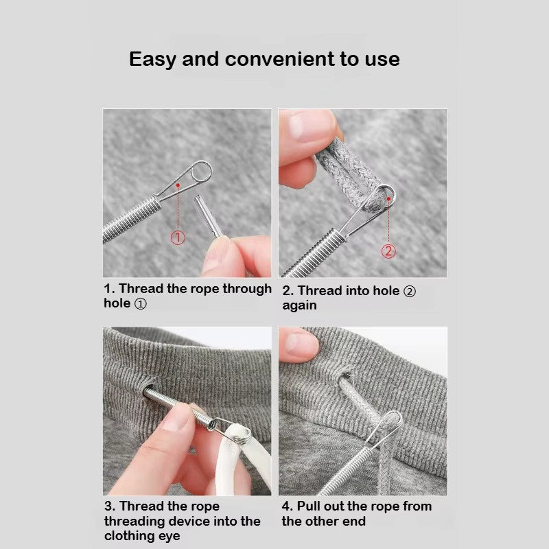 Drawstring Threader Tool for Hoodies, Joggers and Bags
