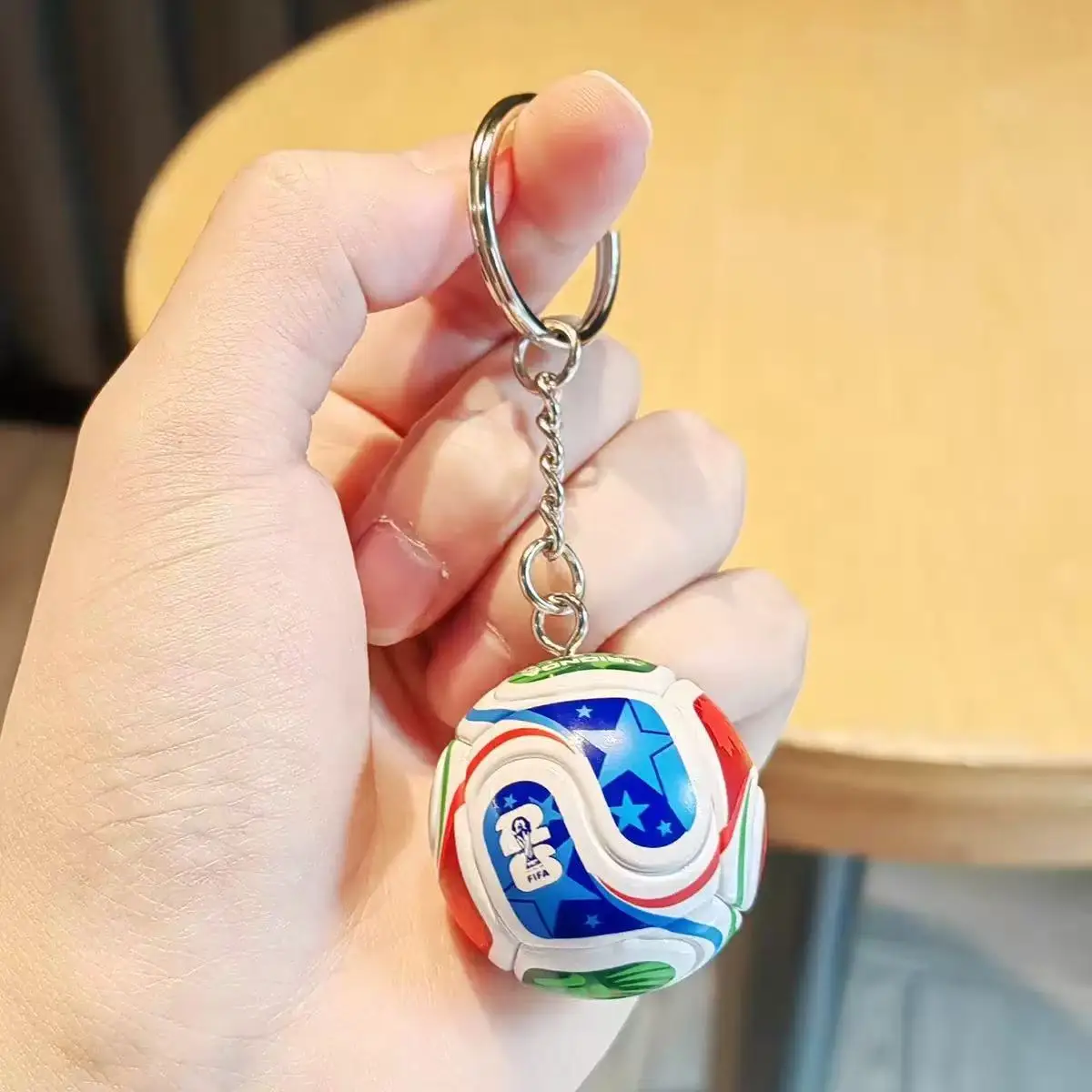 Mini Football/Soccer Ball Keyring for Sports Fans