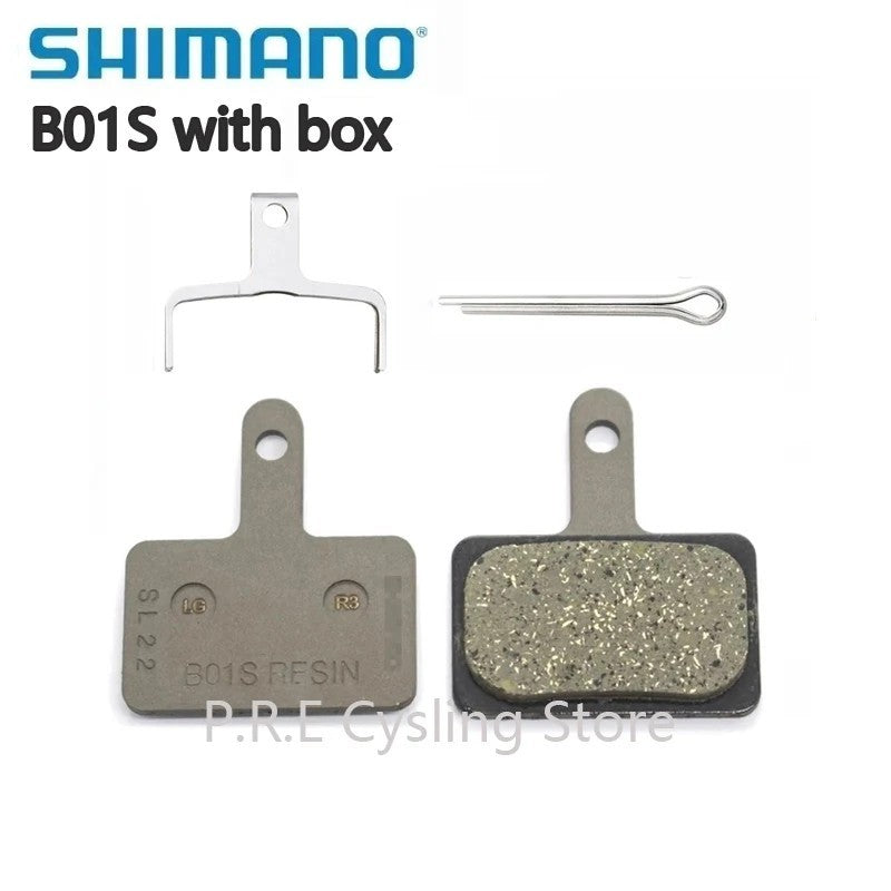 Shimano B01S Resin Disc Brake Pads for M315/MT200/B05S/M395/Acera/Alivio — 2 Pairs