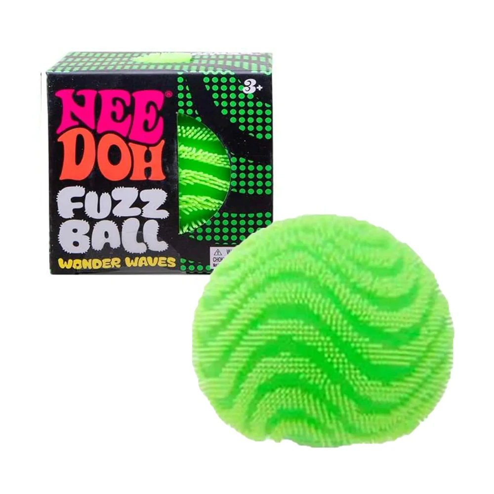 Schylling NeeDoh Fuzz Ball Velvet Sensory Squishy Toy