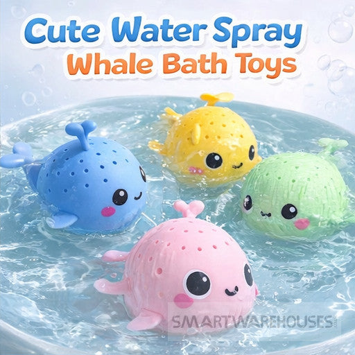 ZBS Whale Bath Sponge Squeeze Toy for Babies and Children