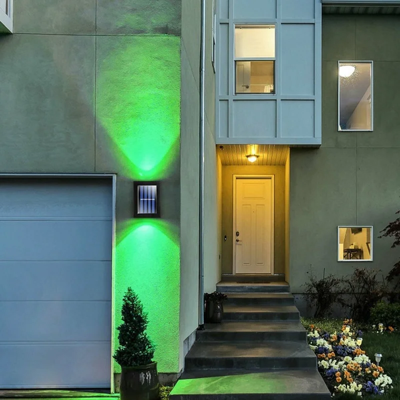 Super-Cheese Solar Up/Down Outdoor Wall Spotlights