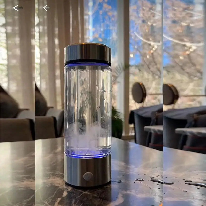 Portable 450ml Hydrogen-Rich Water Generator Bottle