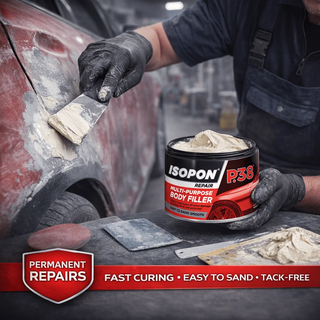 U-Pol Davids Isopon P38 Easy-Sand Car Body Filler 250ml