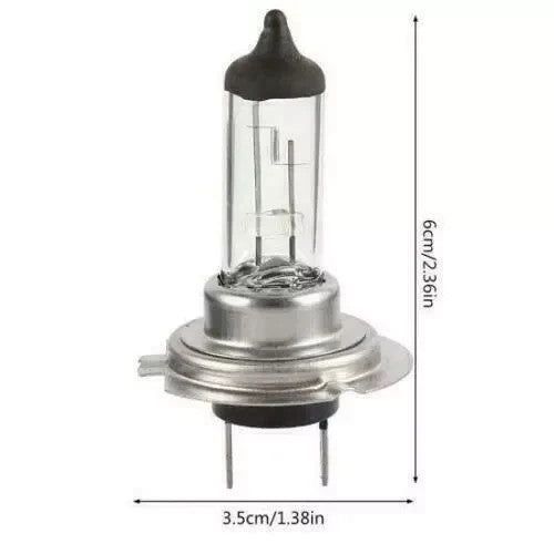 ZBS H7 Low/High-Beam Halogen Headlight Bulbs 12V 55W — 50 Pack