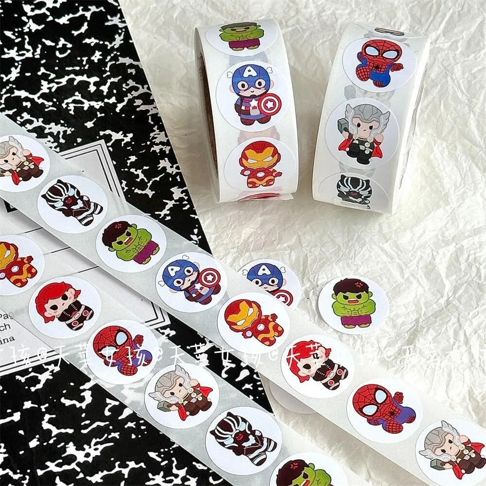 Bandai MV Character Decorative Round Stickers — 500 Pack