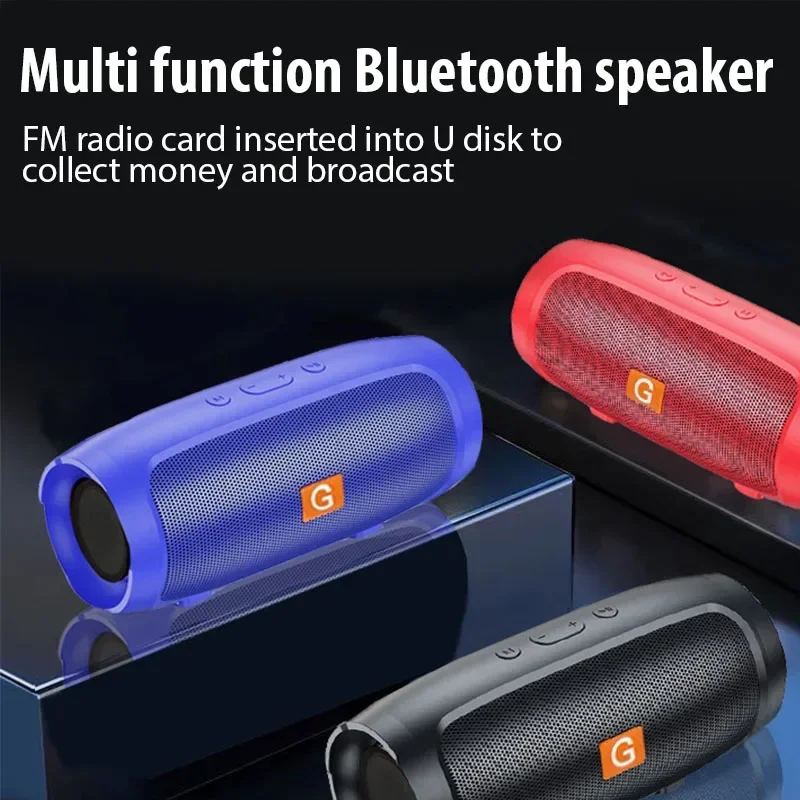 G-Tek/Chuban Portable High-Bass Bluetooth Speaker with USB, FM and AUX