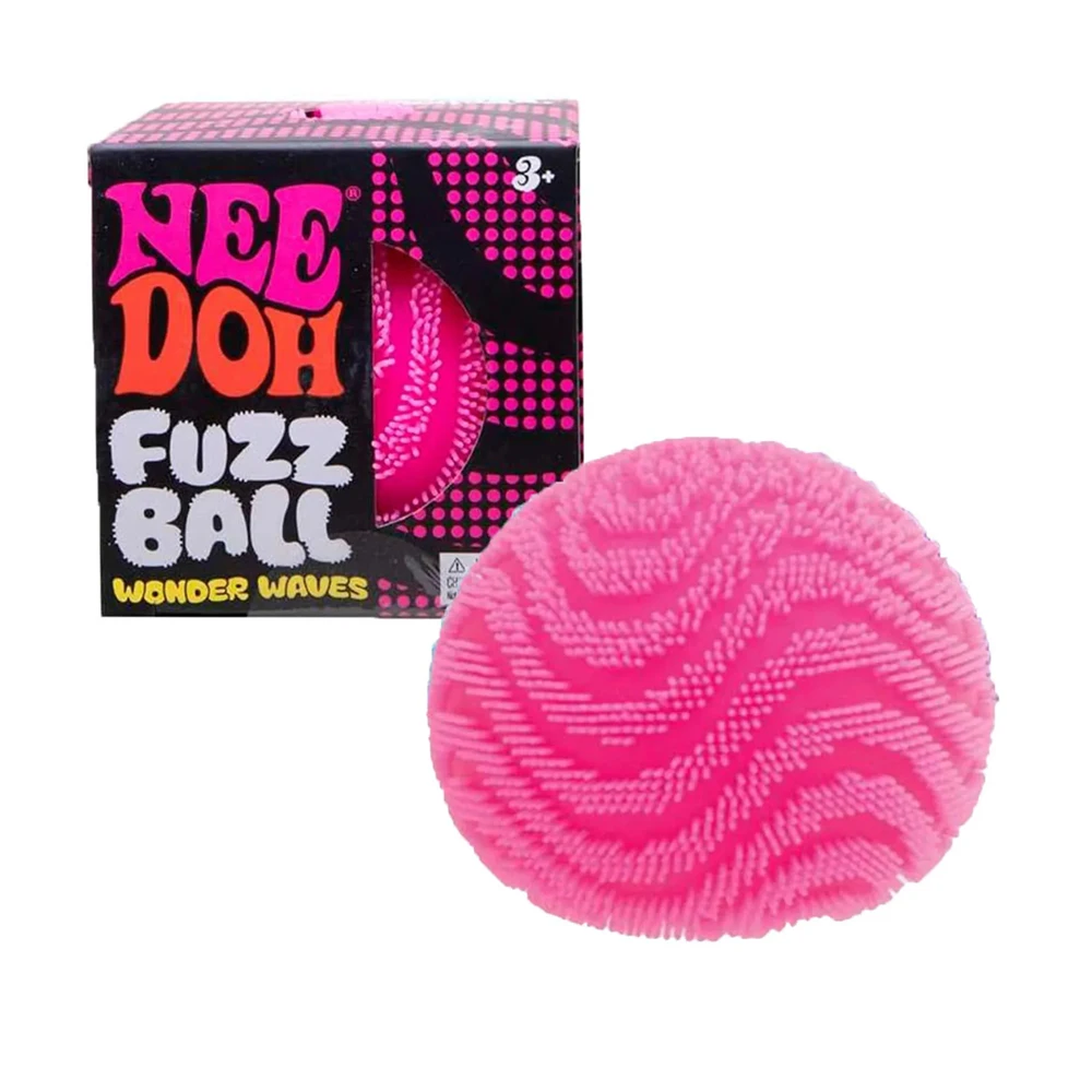 Schylling NeeDoh Fuzz Ball Velvet Sensory Squishy Toy