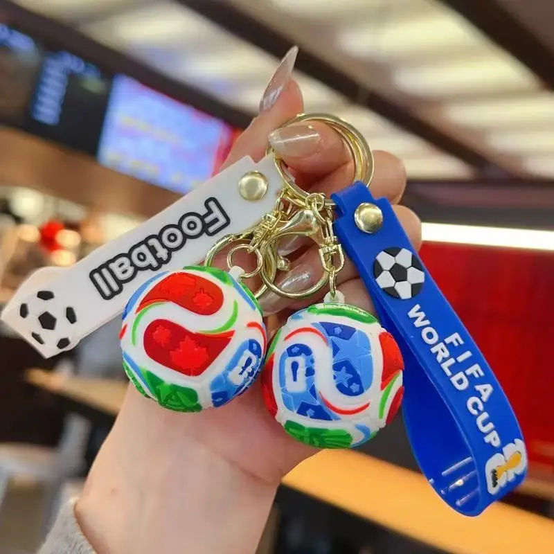 Mini Football/Soccer Ball Keyring for Sports Fans