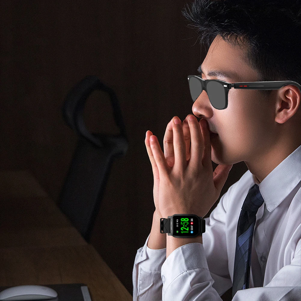 Apwikoger 4K ChatGPT AI Glasses, 100MP Camera, Bluetooth, 260mAh Battery