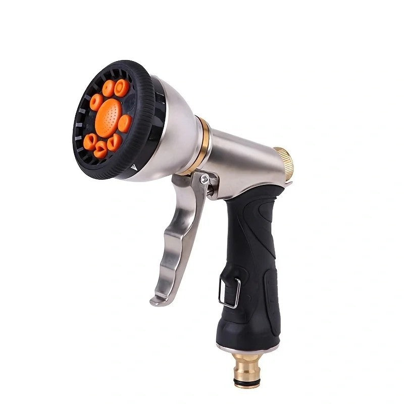 Heavy-Duty Metal Garden Hose Spray Gun with High Pressure