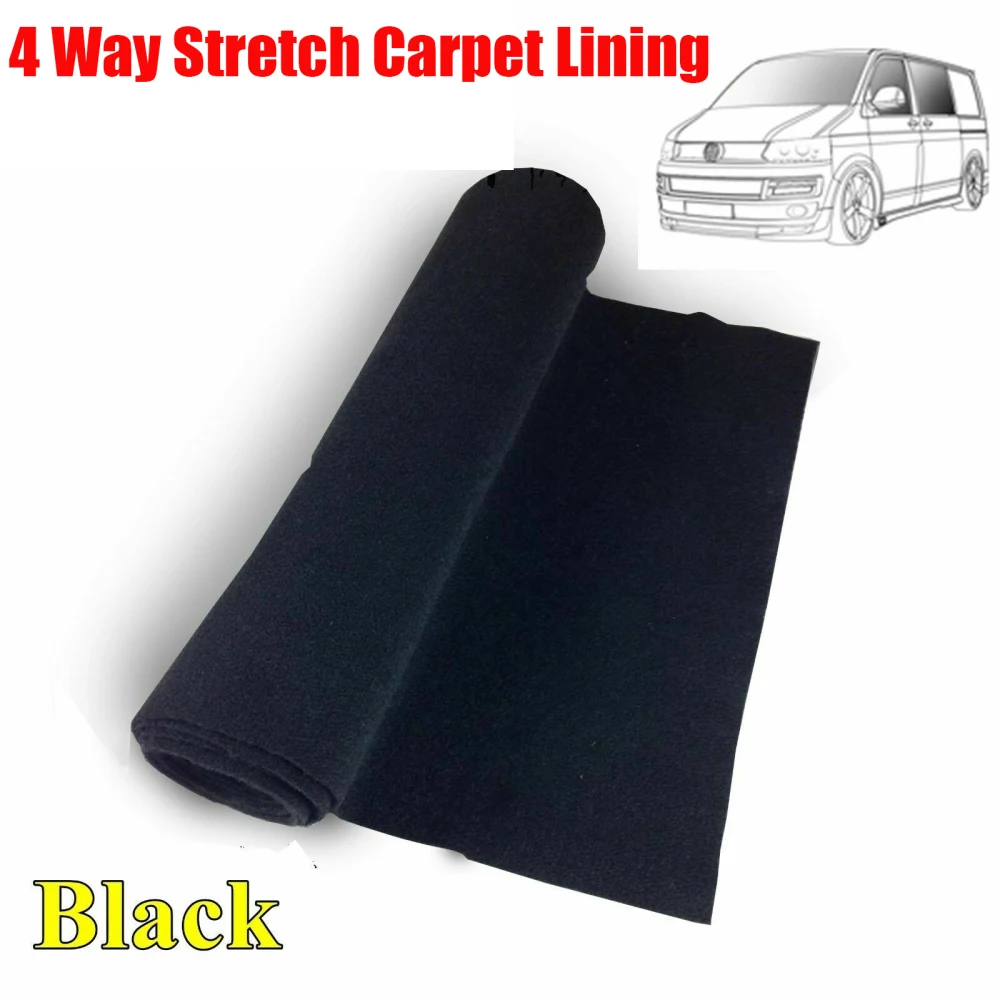 Robust Car Parts 4-Way Stretch Camper Van Carpet for VW T5/T5.1 Transporter/Caddy